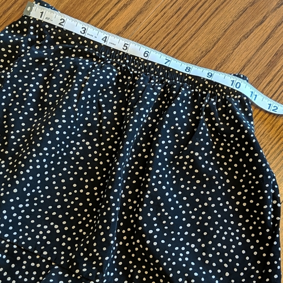 Vintage David Mitchell Black Polkadot Ruffle Skirt Blazer Suit Set Vtg 5/6 Med - Picture 12 of 16